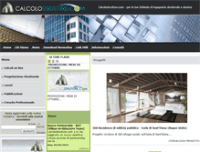 Tablet Screenshot of progettostrutture.it